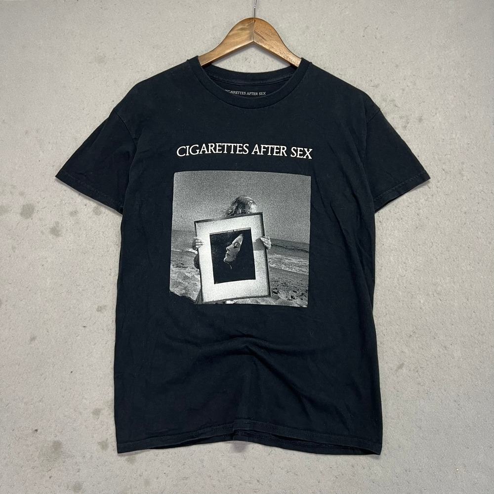 Cigarettes After Sex Band T-Shirt Black Graphic Mens Medium Cotton Rock EUC